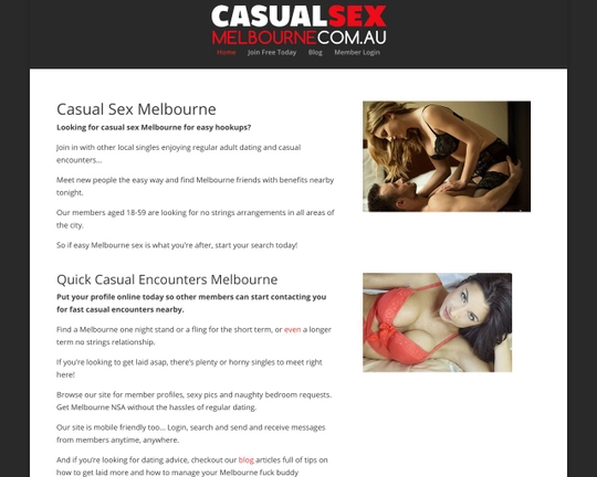 Casual Sex Melbourne Logo