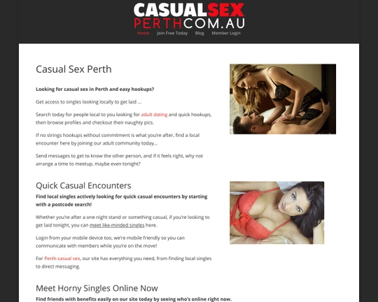 Casual Sex Perth Logo