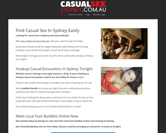 Casual Sex Sydney Logo