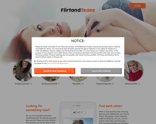Flirtand Tease Logo