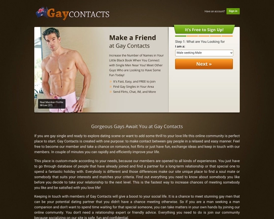 Gay Contacts Logo