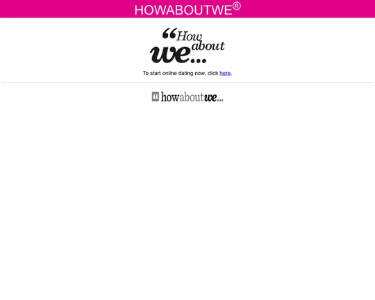 HowAboutWe Logo