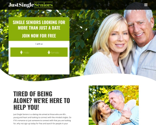 Just Singles Seniors Logo