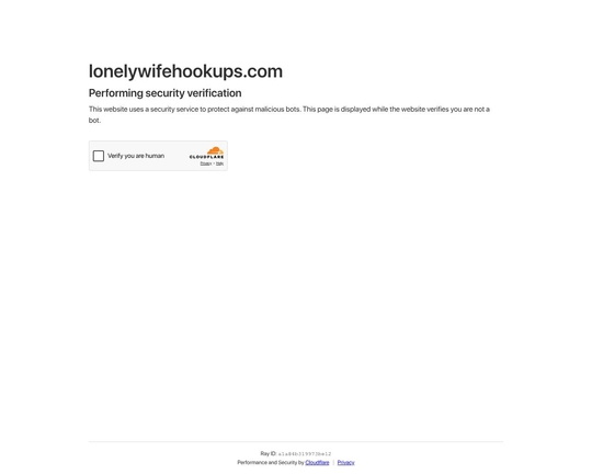 Lonely Wife Hookups