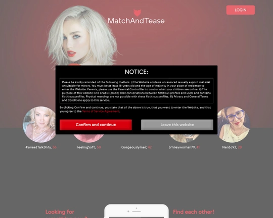 Match and Tease Logo